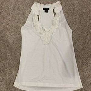 White Racerback Shirt